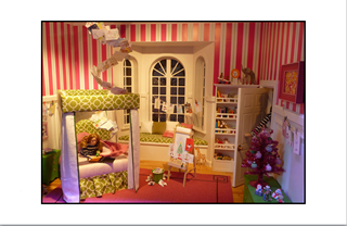 Young Girls Christmas Room