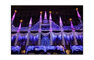 NYC SAKS Christmas lights