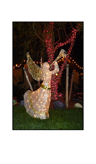 Christmas Lighted Angel