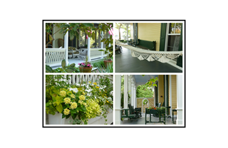 Cape May Porches &and Flowers Collage