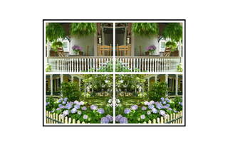 Cape May Wrap Porch and Hydrangea Garden Collage