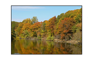 Clove Lake with Autumnal Trees