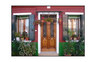 Italian Home with Plants