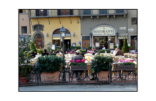 Florence, Italy Outdoor Cafe