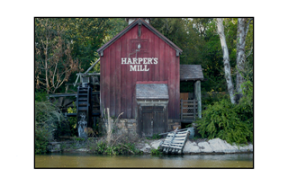 Mill with Water Wheel