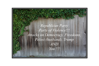 Republican Party, GOP is the Part of Violence