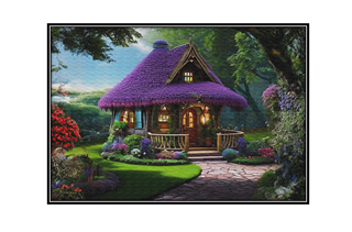 colorful enchanted cottage