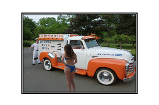 sexy girl asks ice cream man if she can have her popsicle