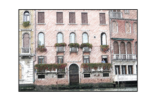 Waterway in Venice, Italy