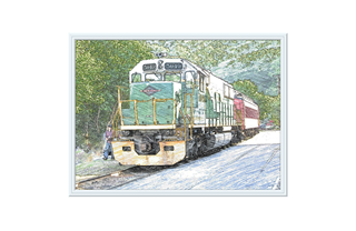 Train in Jim Thorpe