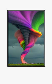 colorful tornado