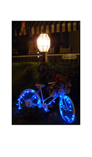 Lighted Bike for a Midnight Ride