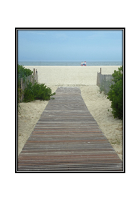 beach walk way