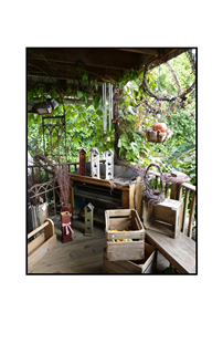 white Lancaster Country Porch