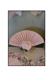 Victorian hand fan