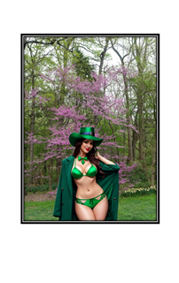 sexy St Patrick Day woman